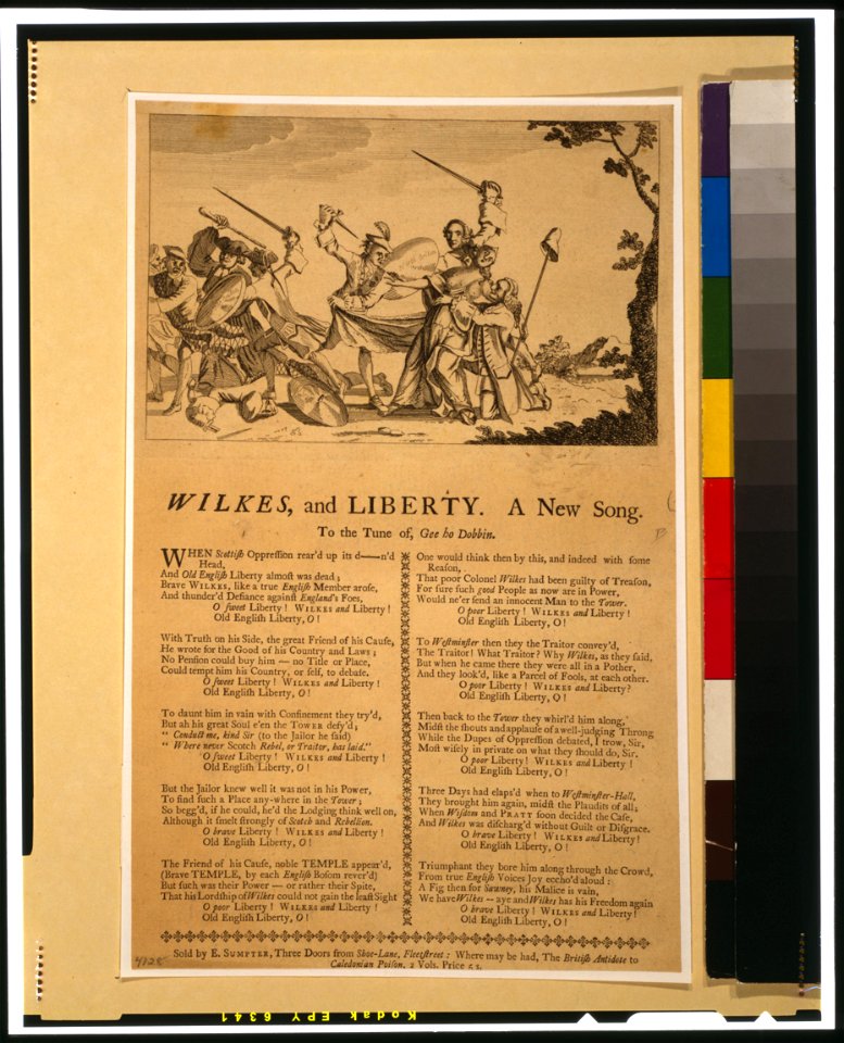 Wilkes, and Liberty-A New Song LCCN99406046
