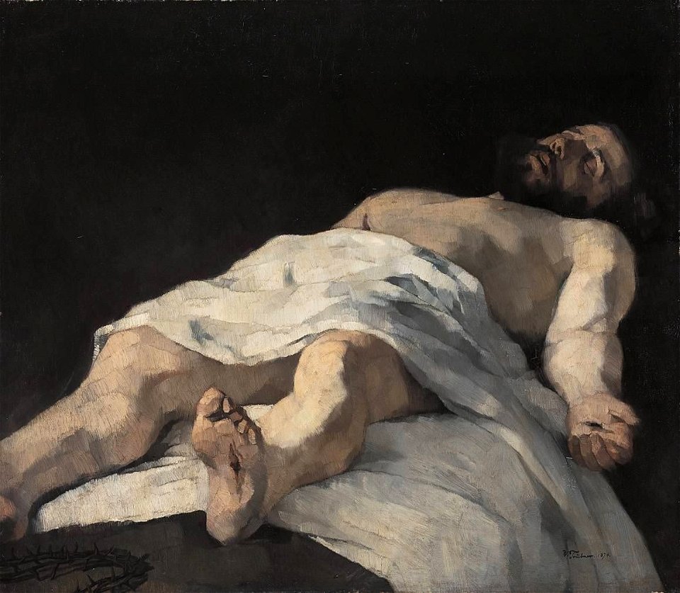 Wilhelm Trübner - Christus im Grab II - 8580 - Bavarian State Painting Collections