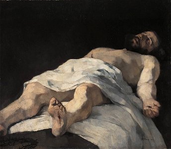 Wilhelm Trübner - Christus im Grab II - 8580 - Bavarian State Painting Collections