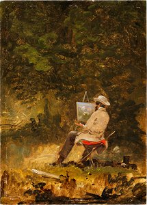 William Sidney Mount - The Artist Sketching - 2008.15 - Harvard Art Museums