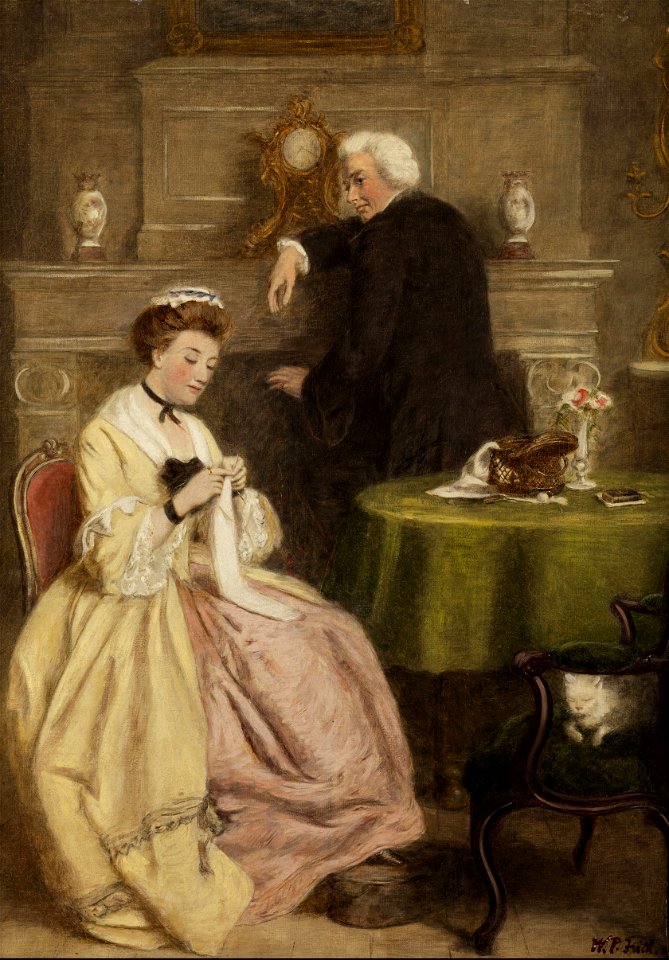 William Powell Frith Sterne and the French innkeeper's daughter