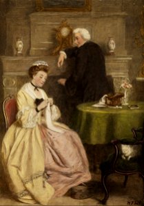 William Powell Frith Sterne and the French innkeeper's daughter