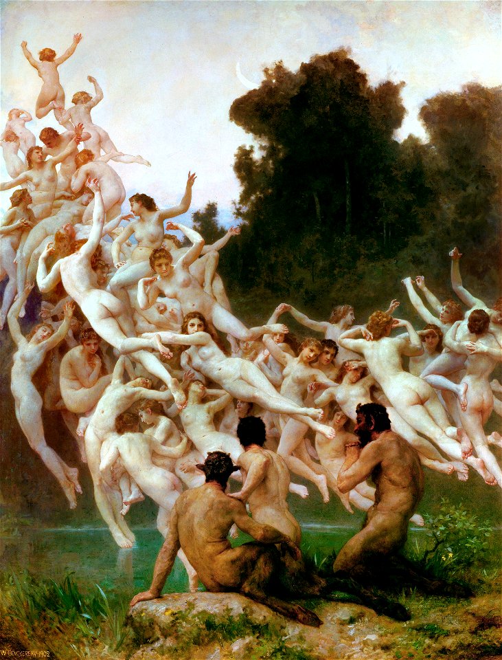 William-Adolphe Bouguereau (1825-1905) - Les Oreades (1902)