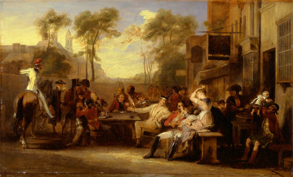 Sir David Wilkie - Chelsea Pensioners Receiving the Gazette Announcing the Battle of Waterloo - Google Art Project