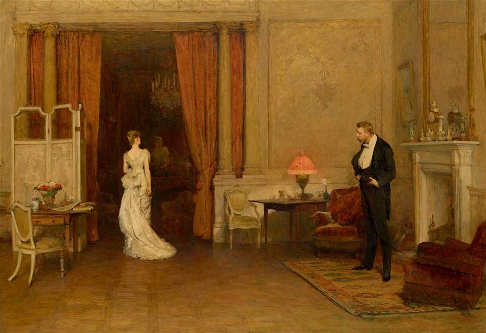 William Quiller Orchardson - The first cloud - Google Art Project