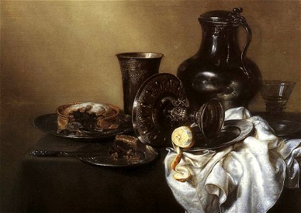 Willem Claesz. Heda - Still-Life - WGA11247. Free illustration for personal and commercial use.
