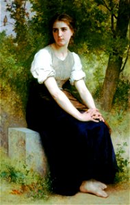 William-Adolphe Bouguereau (1825-1905) - The Song of the Nightingale (1895)