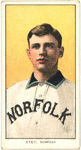 William Otey, Norfolk Team, baseball card portrait LCCN2008676897