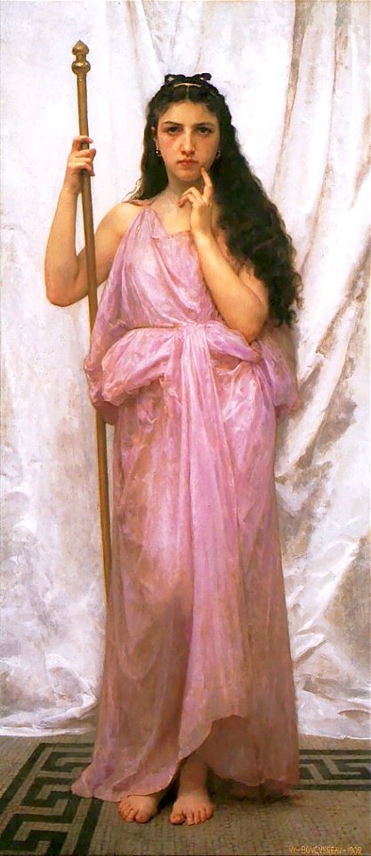 William-Adolphe Bouguereau (1825-1905) - Young Priestess (1902)
