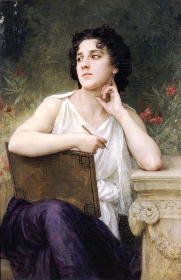 William-Adolphe Bouguereau (1825-1905) - Inspiration (1898)