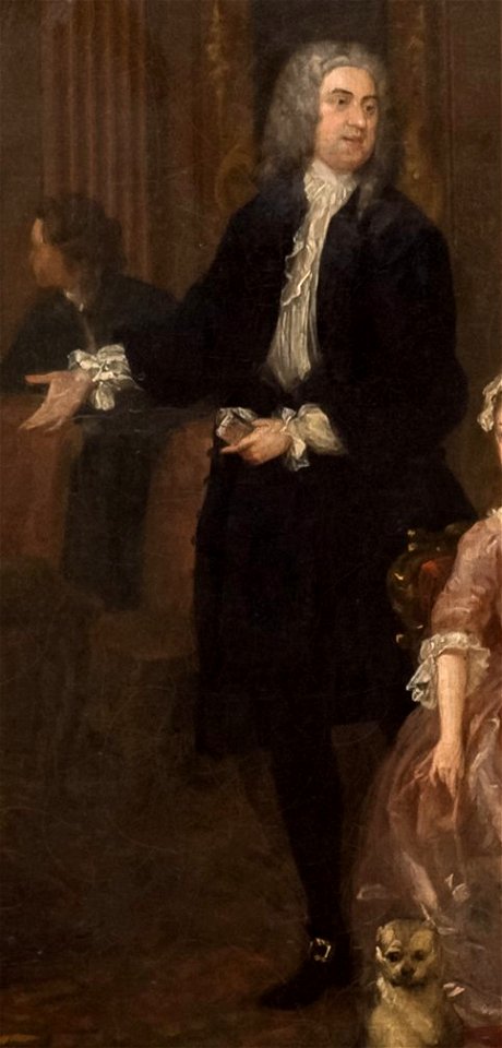 William Wollaston - from William Wollaston and his Family in a Grand Interior - 1730 - William Hogarth