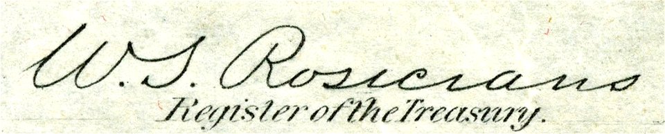 William Starke Rosecrans (Engraved Signature)