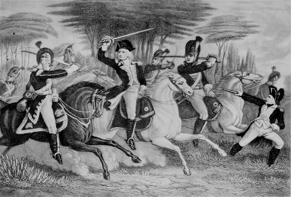William Washington at Battle of Cowpens
