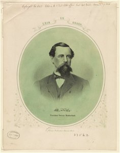William R. Roberts. President Fenian Brotherhood - Erin go bragh - Calvert & Co. Lith., Detroit, Mich'n. LCCN2012647231