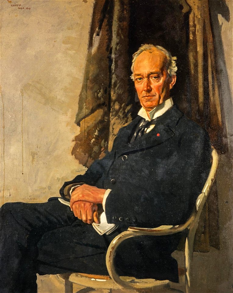 William Orpen - George Allardice, 1st Baron Riddell of Walton Heath 1919