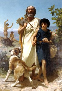 William-Adolphe Bouguereau (1825-1905) - Homer and his Guide (1874)