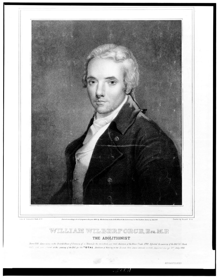 William Wilberforce, Esq. M.P.-The abolitionist - lith. of Endicott & Swett ; painted by Russell R.A. LCCN96523584