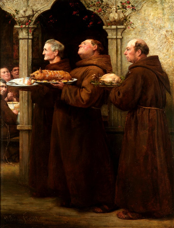 William Strutt The Prior's Feast