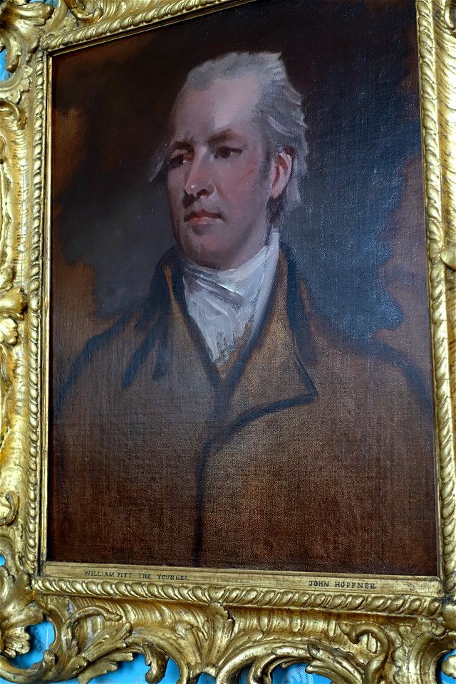 William Pitt the Younger, by John Hoppner, 1805, oil on canvas - Stowe House - Buckinghamshire, England - DSC07119