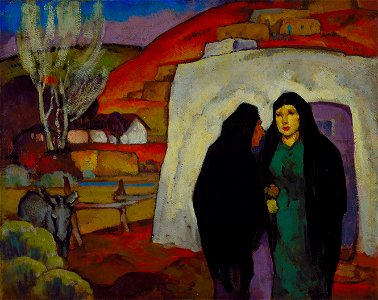 William Penhallow Henderson - The Gossip - 1991.205.10 - Smithsonian American Art Museum