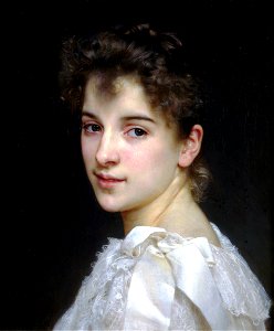 William-Adolphe Bouguereau - Gabrielle Cot - Sotheby's. Free illustration for personal and commercial use.