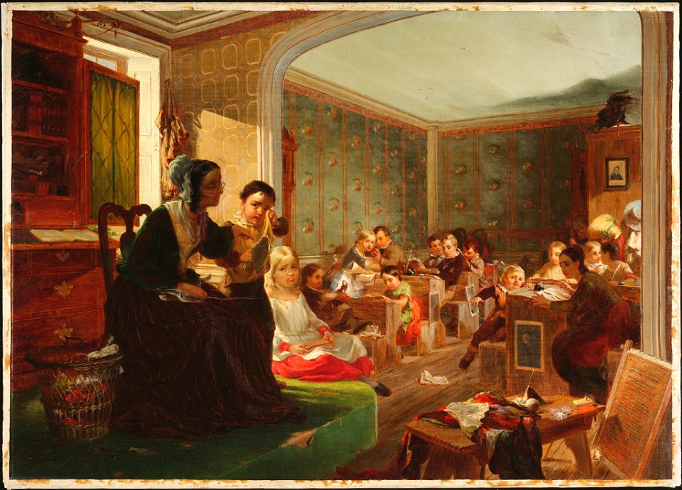 William Tolman Carlton - Schoolroom - 1895.649 - Fogg Museum
