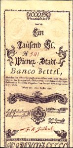WSB 1000 Gulden 1771 obverse
