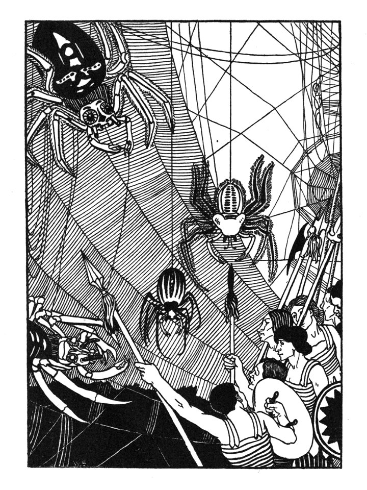 William Strang spider battle in 1894 True History