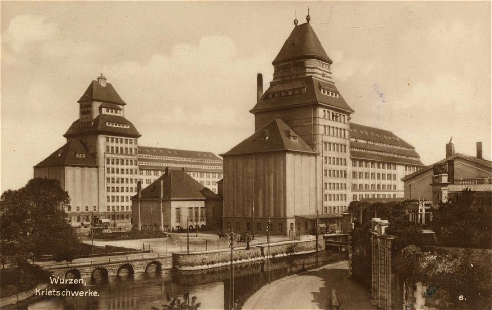 Wurzen, Sachsen - Krietschwerke (Zeno Ansichtskarten)