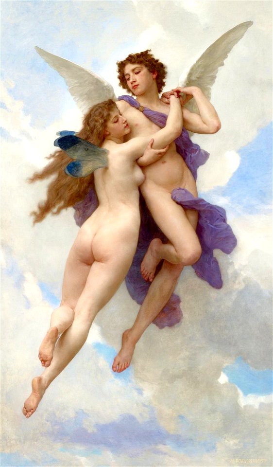 William-Adolphe Bouguereau (1825-1905) - L'Amour et Psych (1899)
