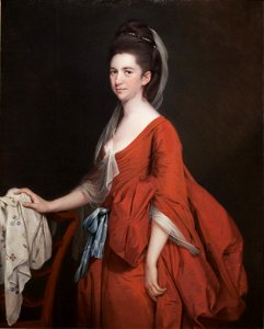 Joseph Wright of Derby - Portrait of Dorothy Beridge (1777). Free illustration for personal and commercial use.