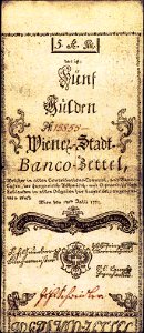 WSB 5 Gulden 1771 obverse