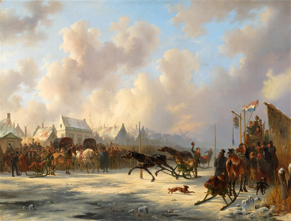 Wouterus Verschuur - Een harddraverij te Zaandam - SA 308 - Amsterdam Museum