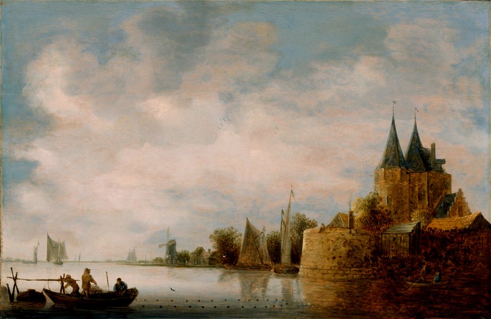 Wouter Knijff - View of the North Port at Hoorn - 89.36 - Detroit Institute of Arts