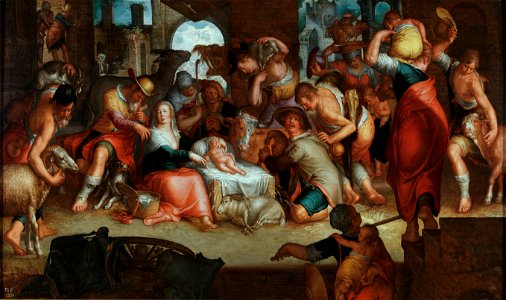 La adoración de los pastores (Wtewael)