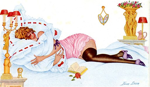 Xavier Sager Woman in bed 2