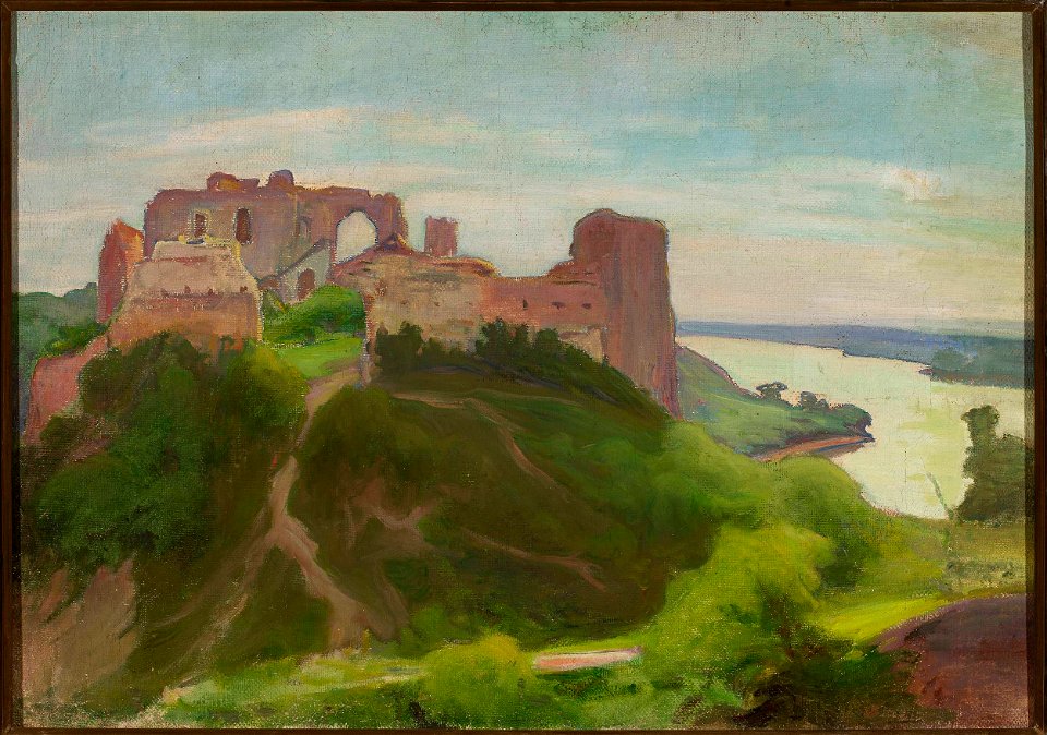 Władysław Ślewiński - Ruins at the Vistula River bank – Janowiec - MP 138 MNW - National Museum in Warsaw
