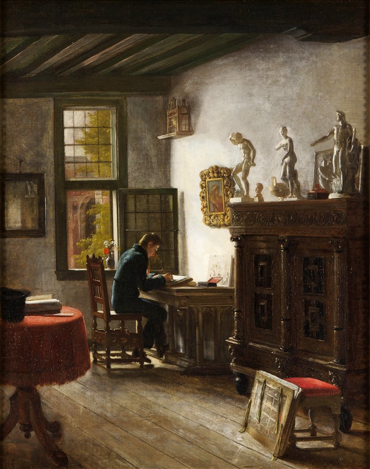 Woutherus Mol, De jonge tekenaar
