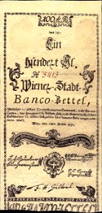 WSB 100 Gulden 1771 obverse