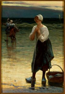 Władysław Wankie - Breton fisherwoman - MP 948 - National Museum in Warsaw