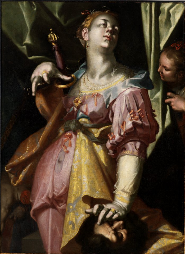 Wtewael, Joachim, Judith and the Head of Holofernes, ca. 1595-1600