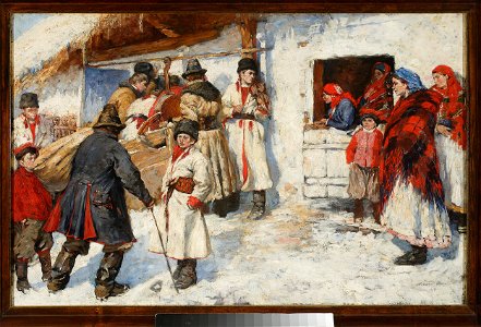 Włodzimierz Tetmajer - At the entrance to a tavern - MP 360 MNW - National Museum in Warsaw