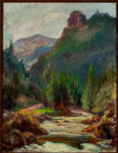 Władysław Ślewiński - Mountain landscape - MP 5174 MNW - National Museum in Warsaw