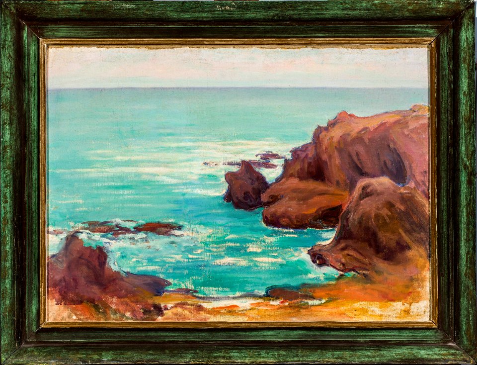 Władysław Ślewiński - Sea with white waves - MP 142 MNW - National Museum in Warsaw