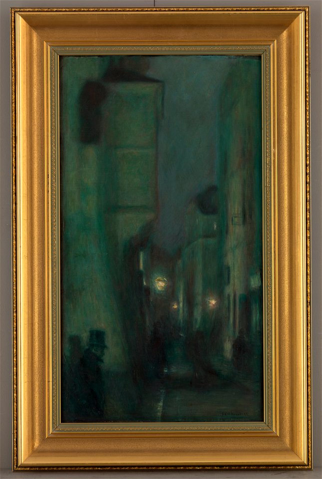 Wąski Dunaj nocą, Józef Pankiewicz, MHW 17902