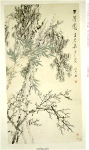 Xugu - Prunus, Pine and Bamboo - 1943.155 - Art Institute of Chicago