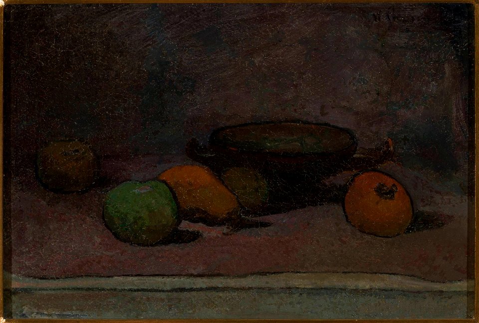 Władysław Ślewiński - Fruits and bowl - MP 390 MNW - National Museum in Warsaw