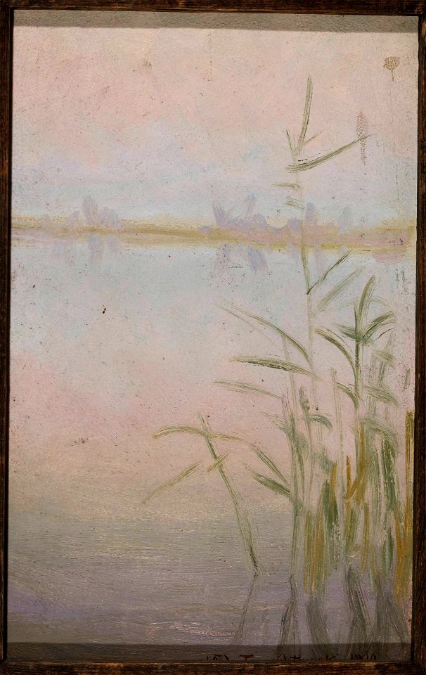 Władysław Ostrowski - Reeds at the lake - MP 2586 MNW - National Museum in Warsaw