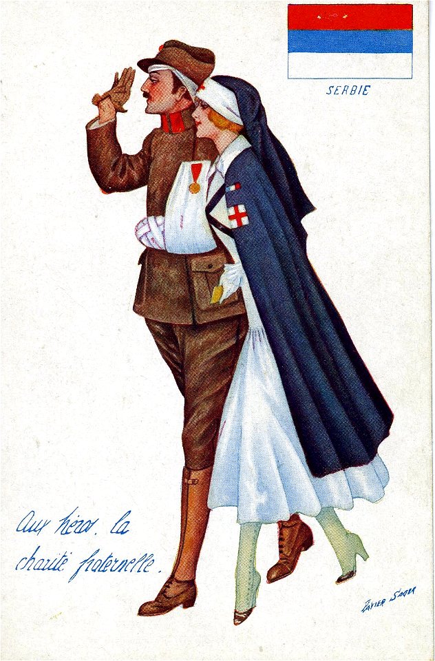Xavier Sager Soldier and Nurse Serbia
