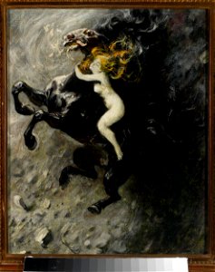 Władysław Podkowiński - Frenzy, sketch - MP 338 - National Museum in Warsaw